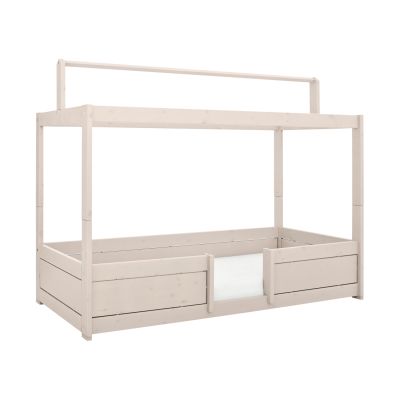 LIFETIME Kidsrooms 4 in 1 Bedcombinatie Met Dakinstructie Whitewash