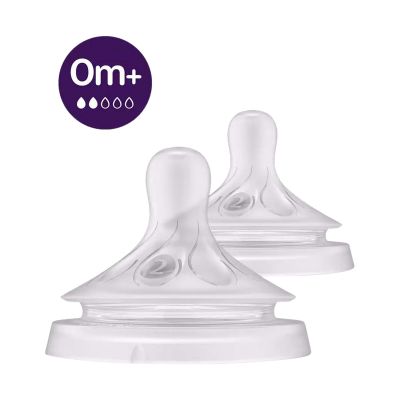 Philips Avent Natural Bottle Teat - 0+ Months - T2