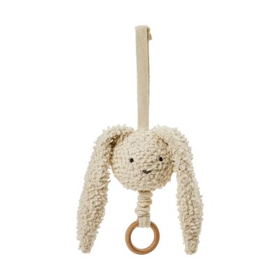 Smallstuff Rabbit Music Mobile Off White Bouclé