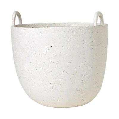 Ferm Living Speckle Pot Off White