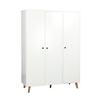 BLN Kids Sacha Kledingkast White / Pine 3-Deurs