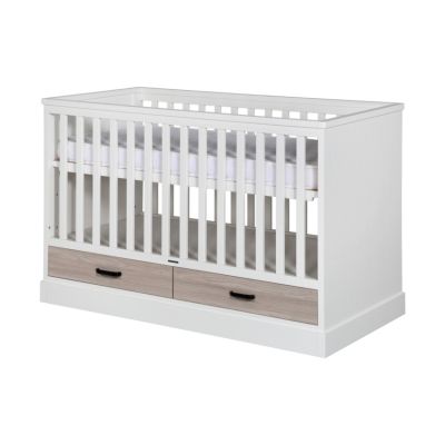 Kidsmill Newport Babybed Wit / Eiken 70 x 140 cm