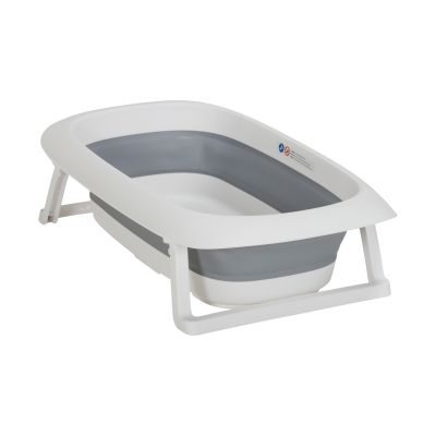 Puck Foldable Bath M White/Gray