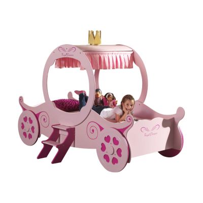 Vipack Princess Kate Car Bed Pink 90 x 200 cm