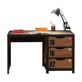 Vipack Alex Bureau Bruin / Zwart